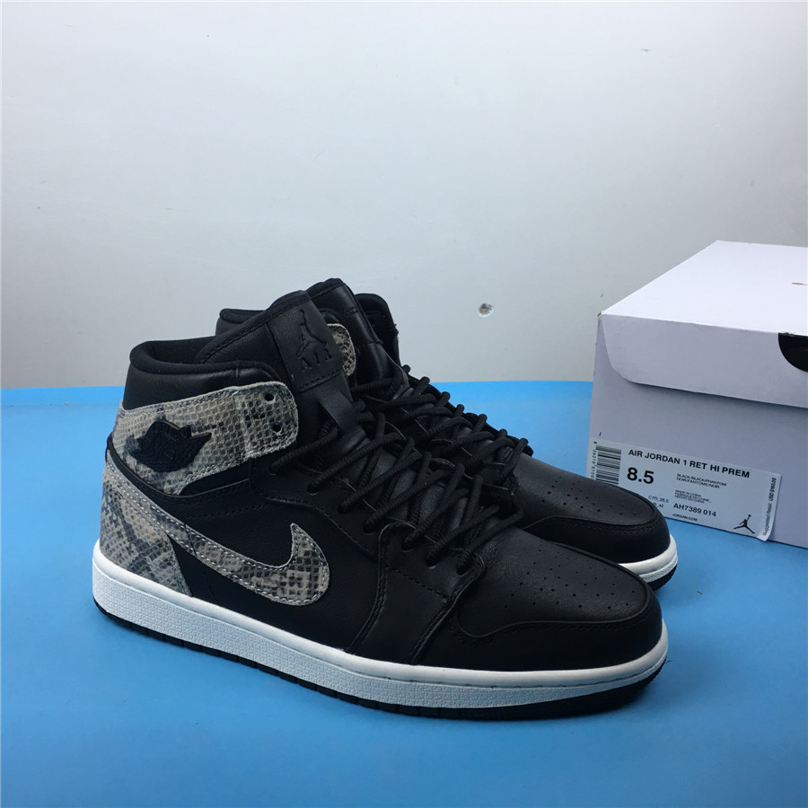 Air Jordan 1 Phantom Black Grey Shoes